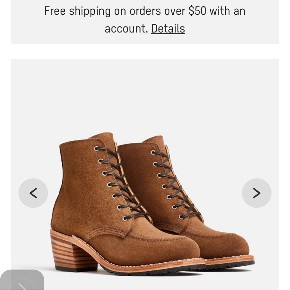 Red Wing Heritage - Style 3403
CLARA
WOMEN'S HEELED BOOT IN CLOVE ACAMPO SUEDE